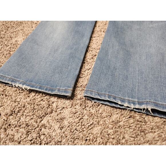 Madewell Cali Demi Boot Women's 24 Blue Denim Stretch - Picture 9 of 9